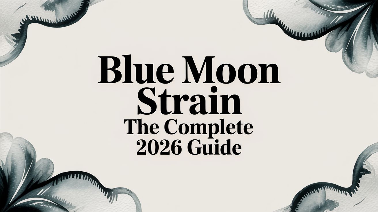 Blue Moon Strain The Complete 2026 Guide
