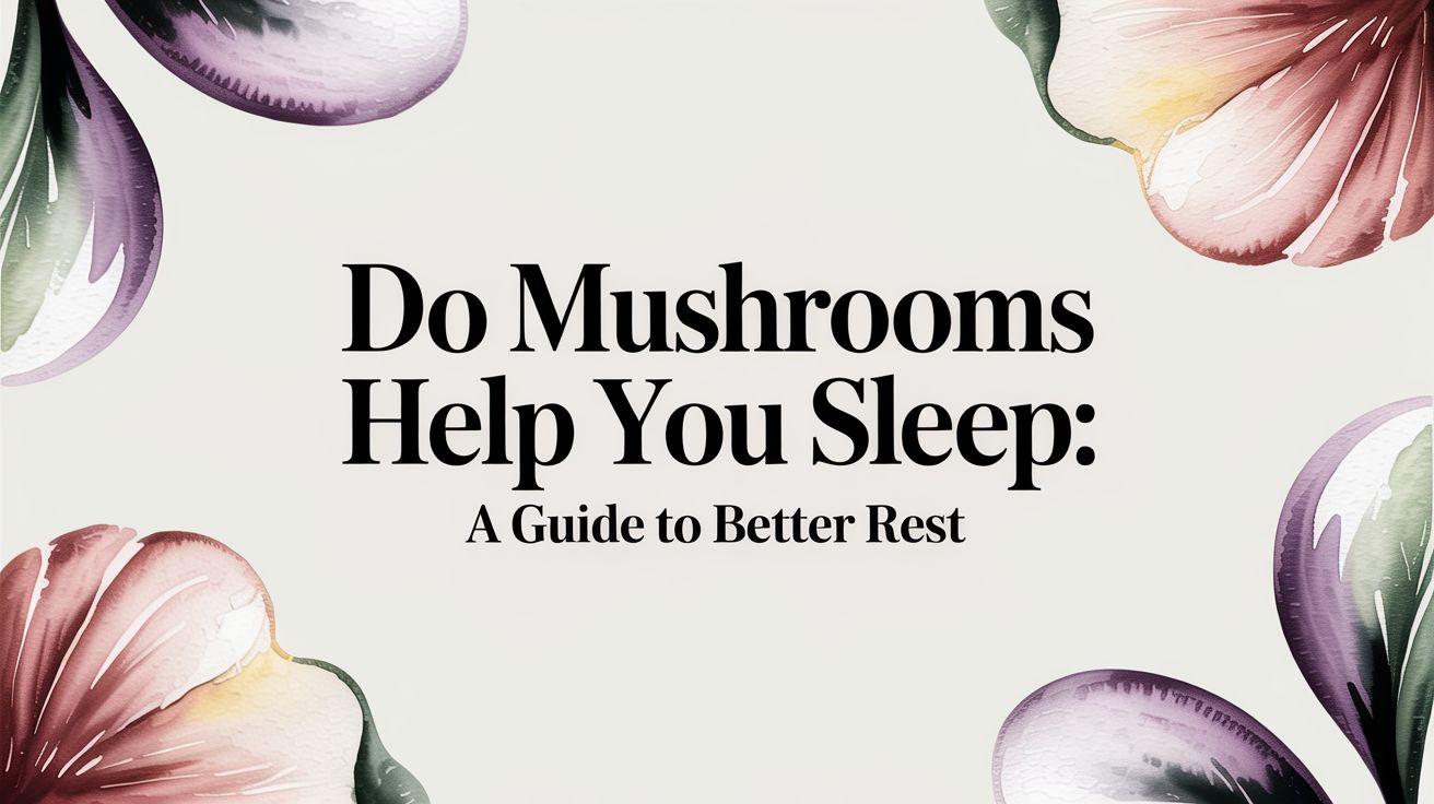 Do Mushrooms Help You Sleep A Guide to Better Rest
