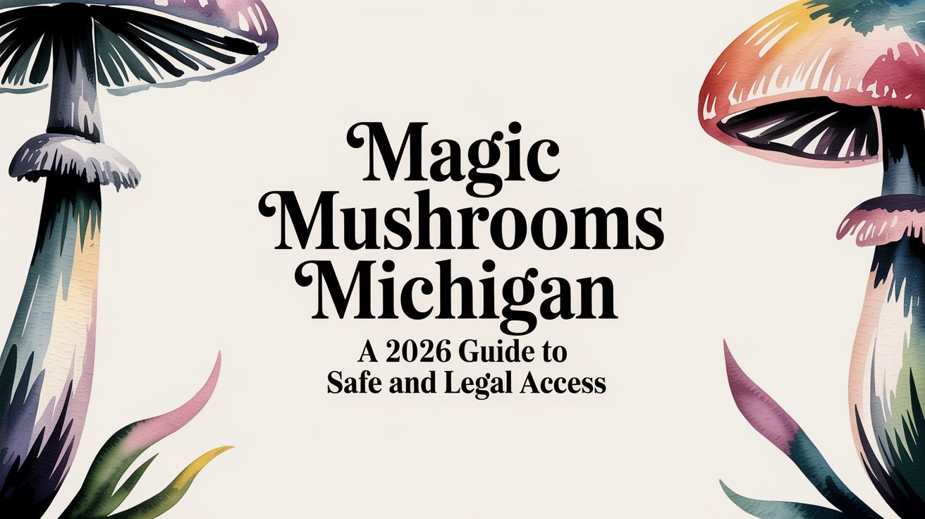 Magic Mushrooms Michigan A 2026 Guide to Safe and Legal Access