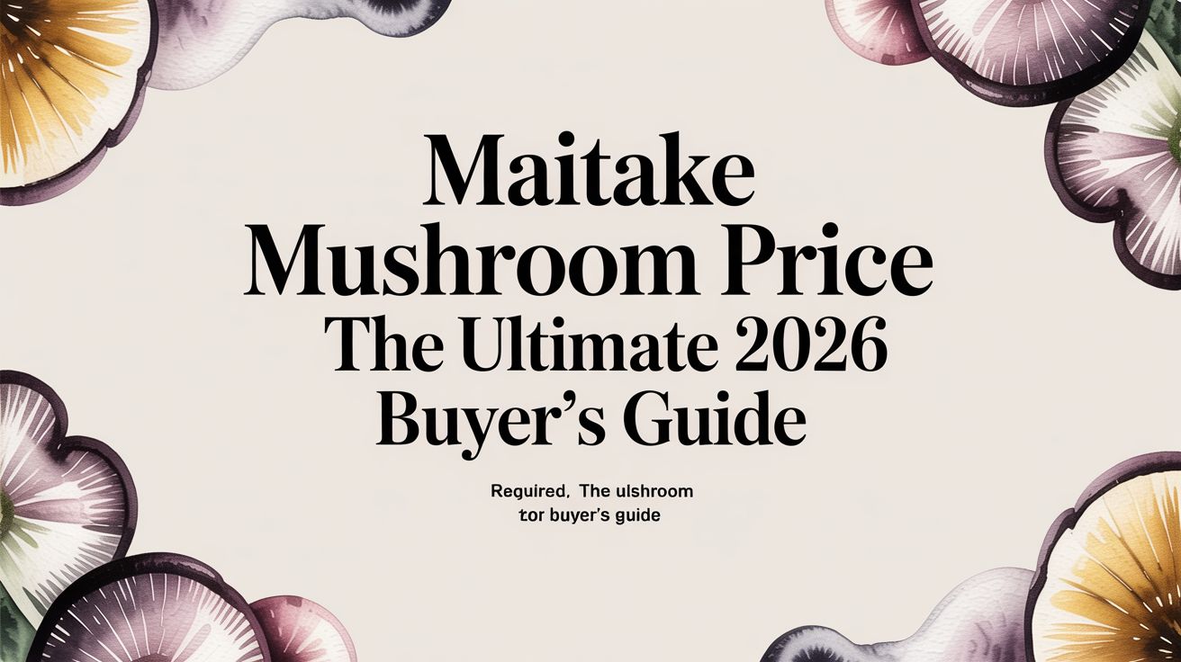 Maitake Mushroom Price The Ultimate 2026 Buyer’s Guide