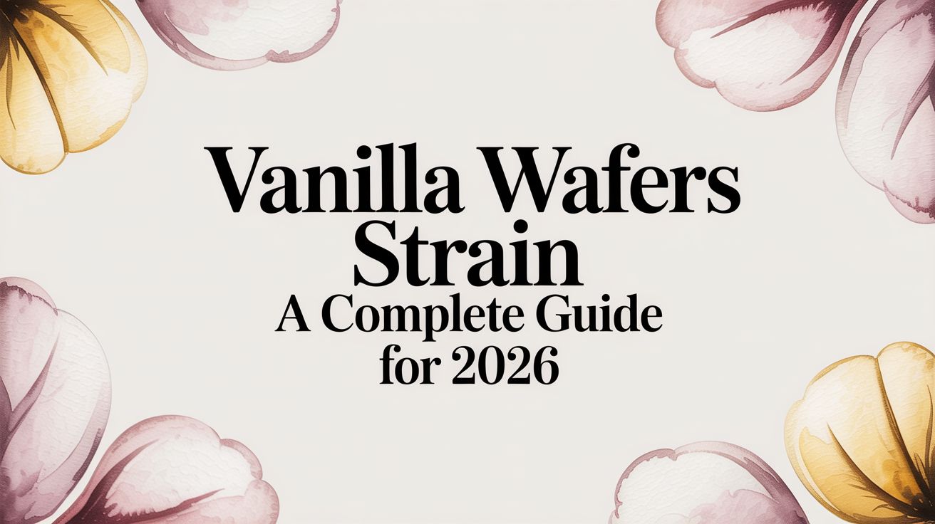 Vanilla Wafers Strain A Complete Guide for 2026
