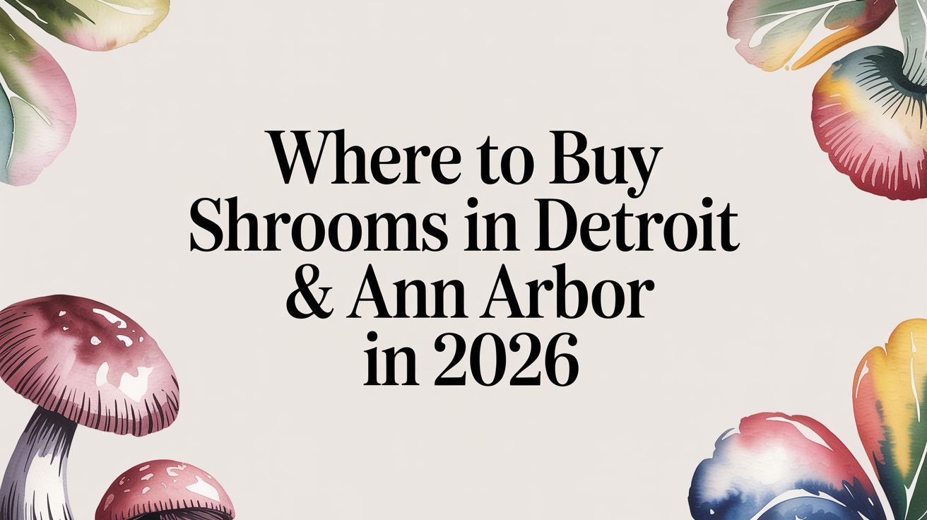 Where to Buy Shrooms in Detroit & Ann Arbor in 2026