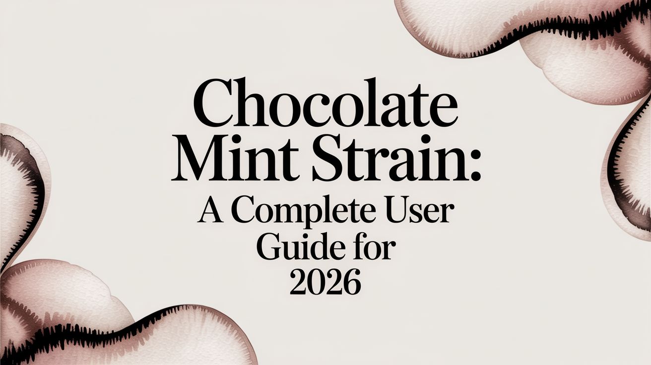Chocolate Mint Strain: A Complete User Guide for 2026