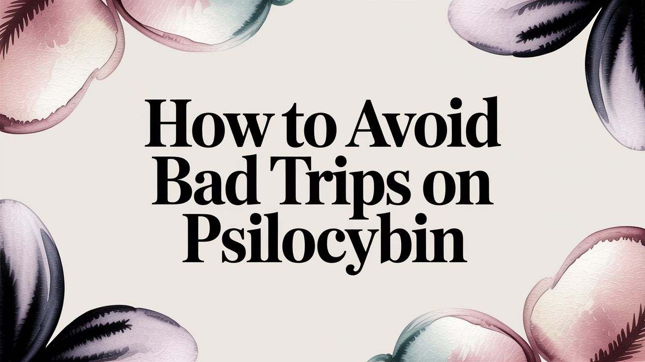 How to Avoid Bad Trips on Psilocybin