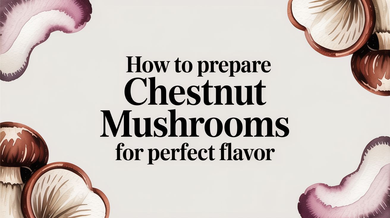 How to Prepare Chestnut Mushrooms for Perfect Flavor