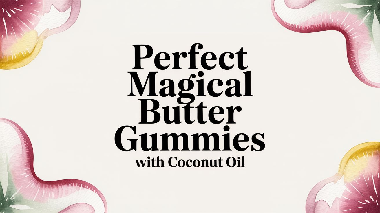 Perfect Magical Butter Gummies with Coconut Oil