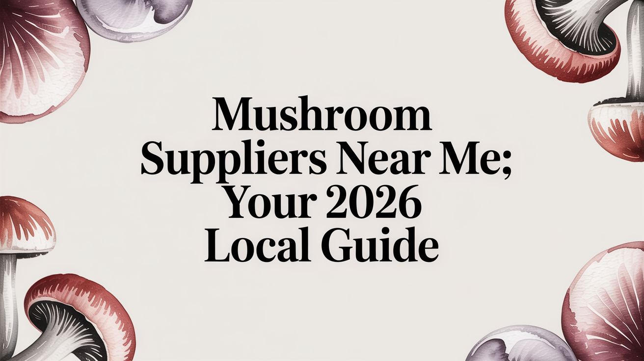 Mushroom Suppliers Near Me: Your 2026 Local Guide