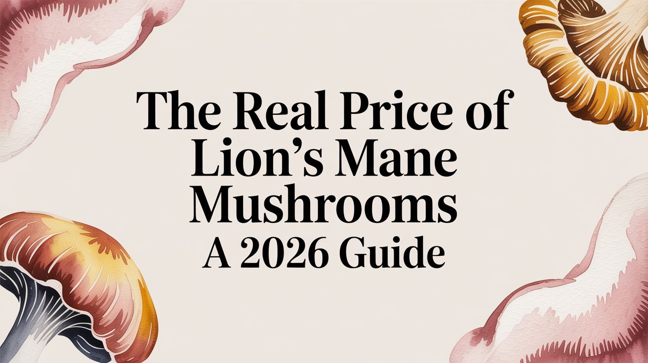 The Real Price of Lion’s Mane Mushrooms a 2026 Guide