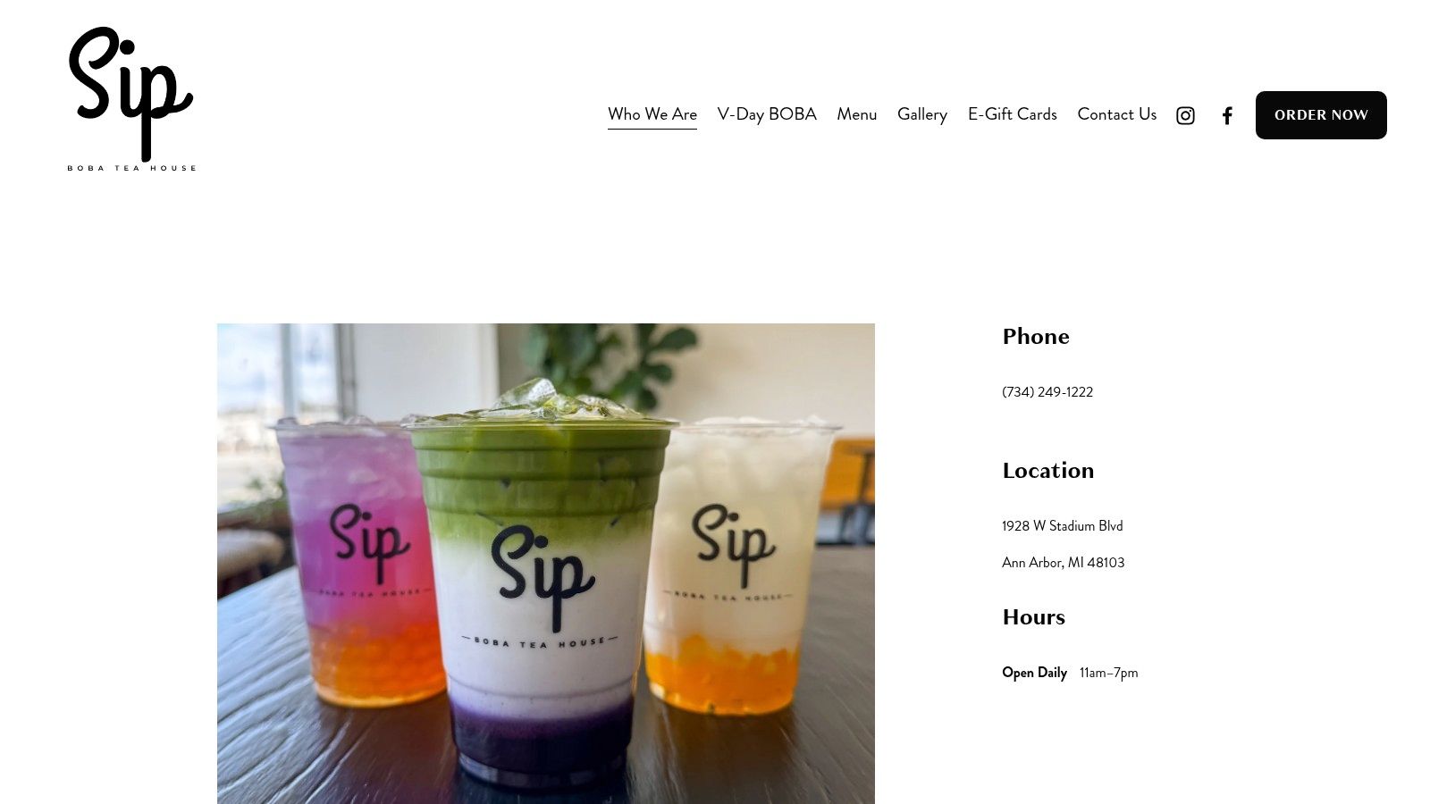 Sip Boba Tea House (West Stadium)