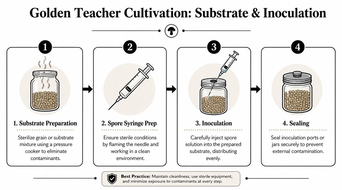 Preparing Substrate and Inoculating Spores