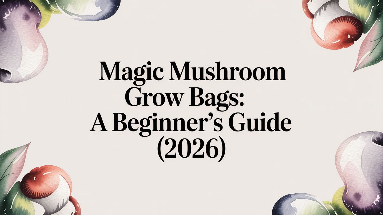 Magic Mushroom Grow Bags: A Beginner’s Guide (2026)