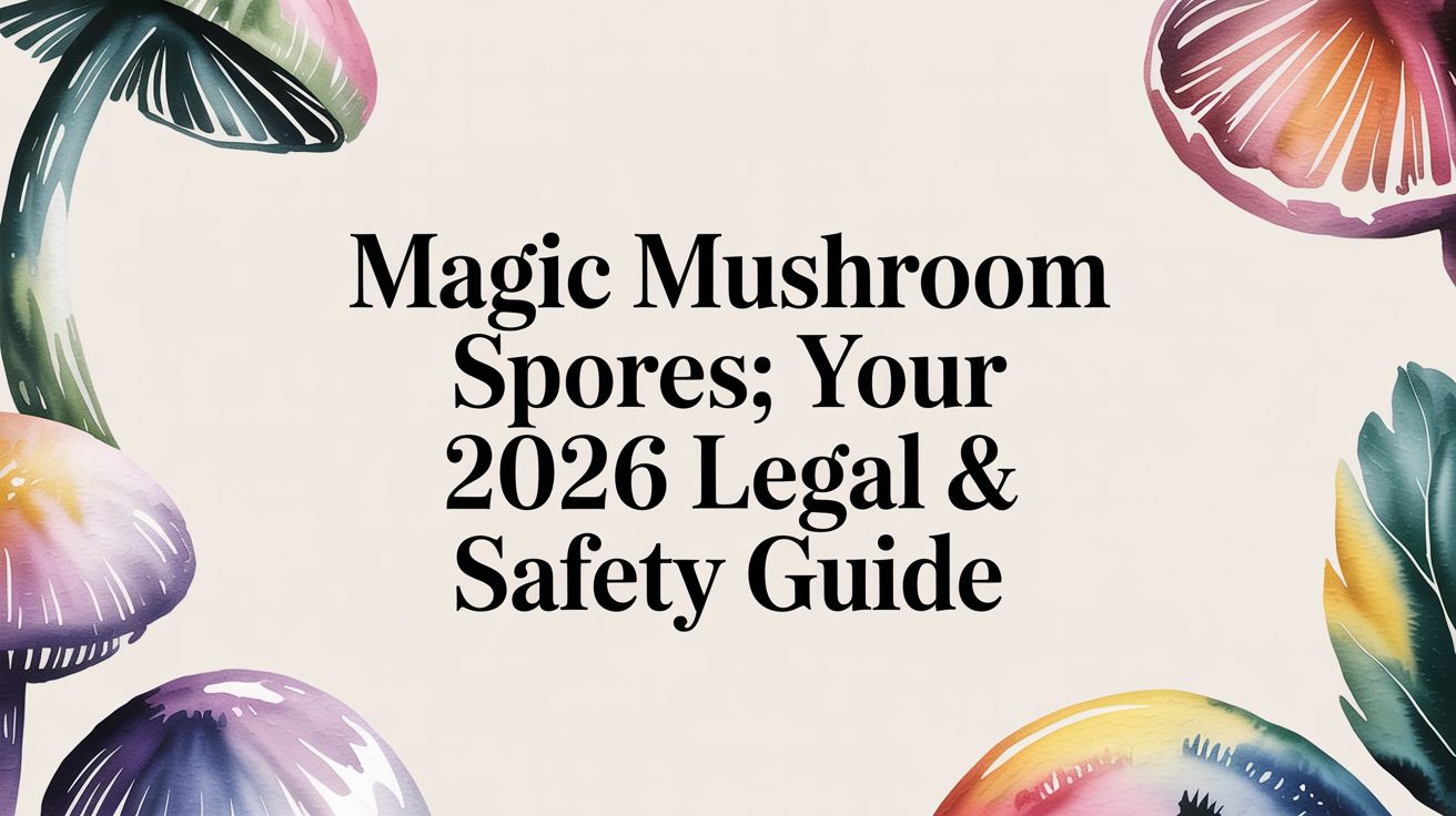 Magic Mushroom Spores: Your 2026 Legal & Safety Guide
