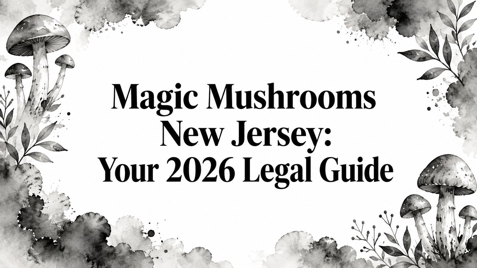Magic Mushrooms New Jersey: Your 2026 Legal Guide