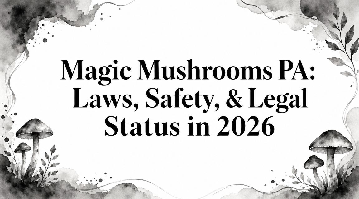 Magic Mushrooms PA: Laws, Safety, & Legal Status in 2026