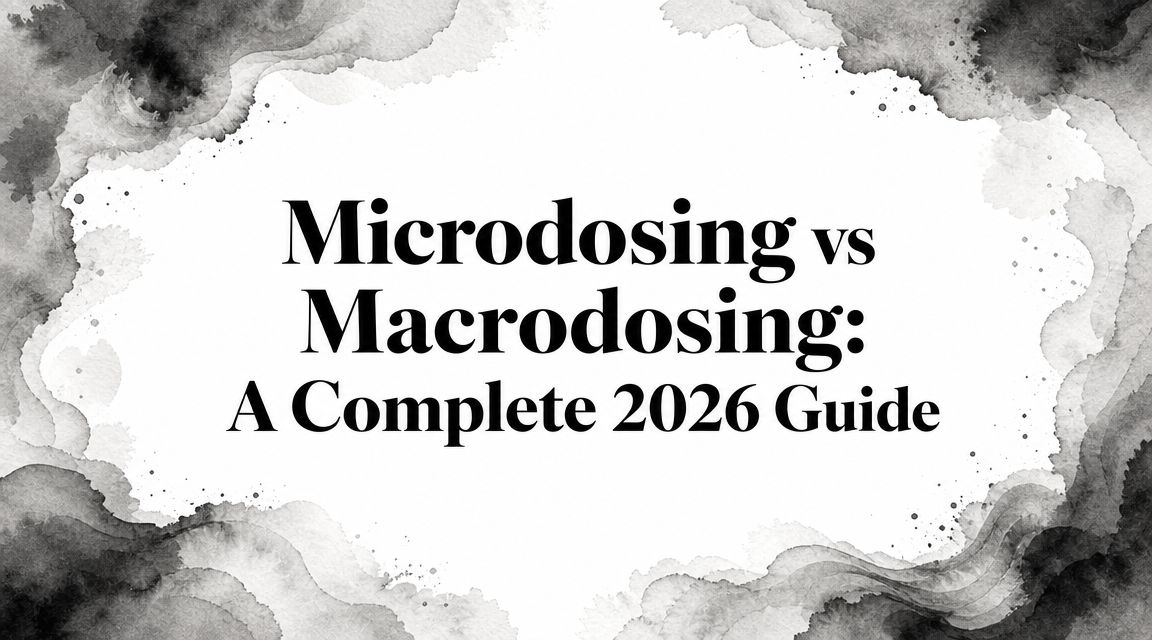 Microdosing vs Macrodosing: A Complete 2026 Guide