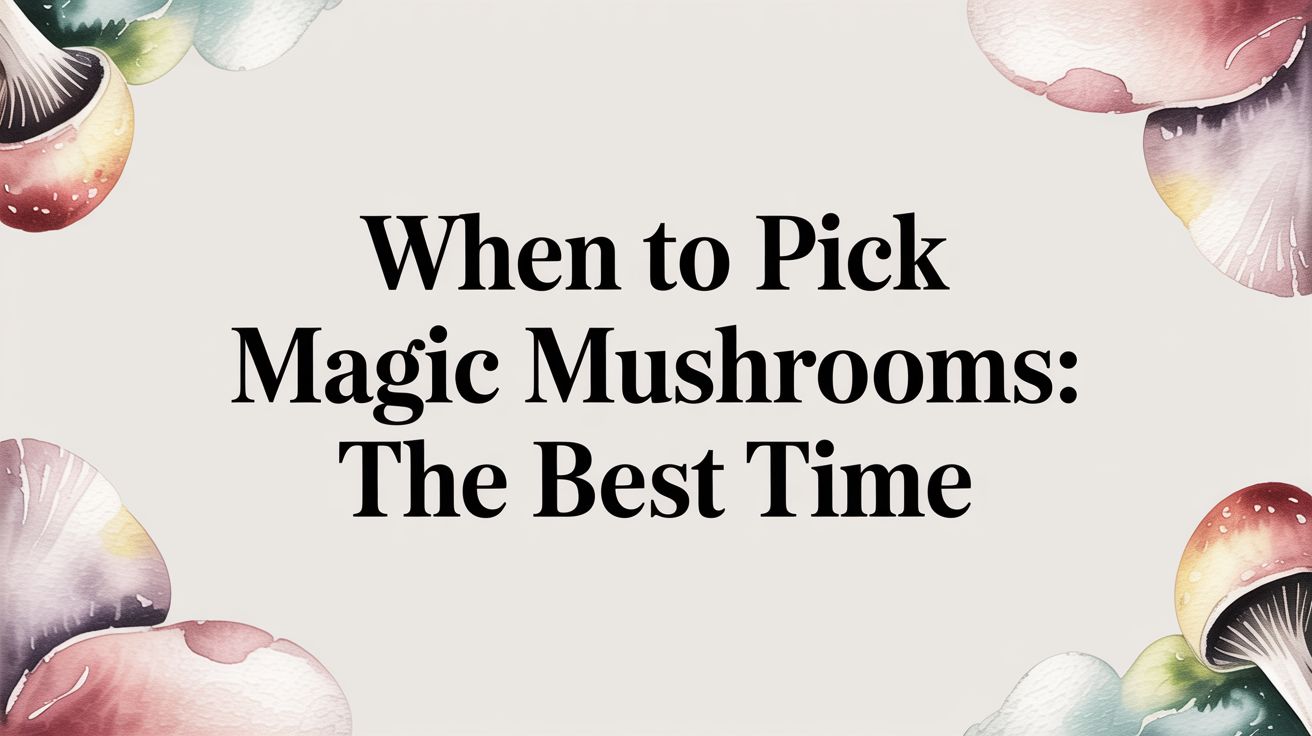 When To Pick Magic Mushrooms: The Best Time