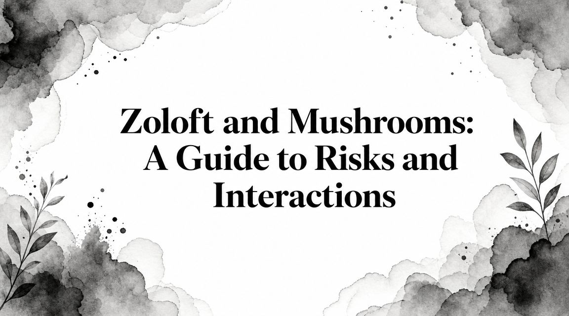 Zoloft and Mushrooms: A Guide to Risks and Interactions