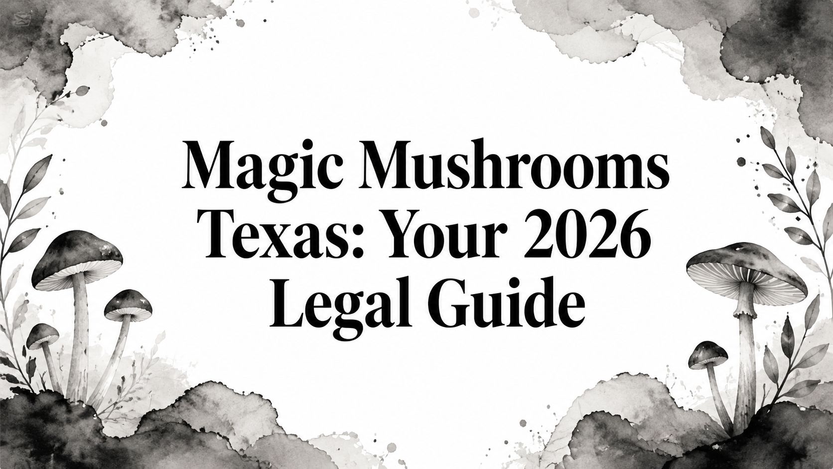Magic Mushrooms Texas: Your 2026 Legal Guide