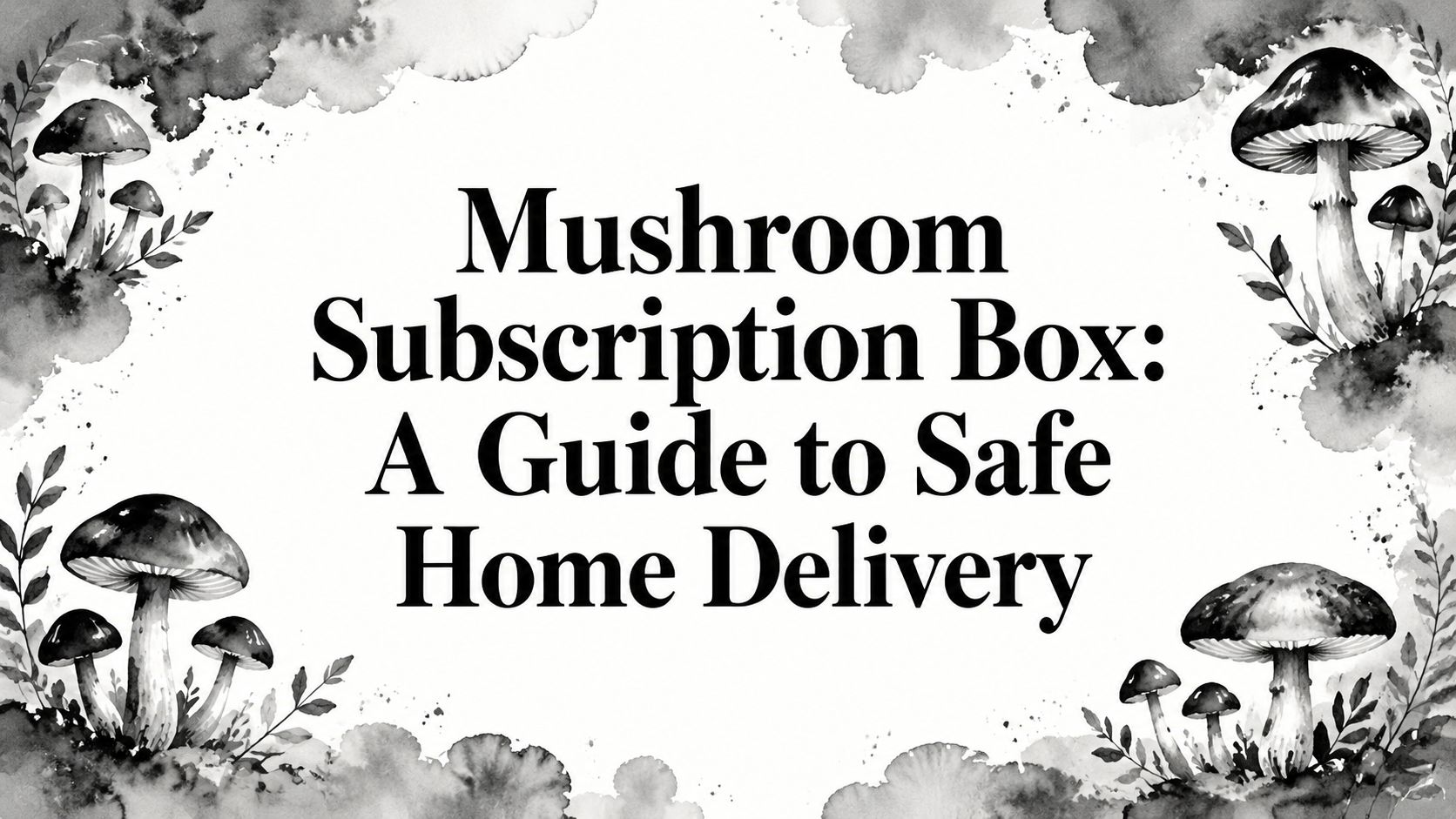 Mushroom Subscription Box: A Guide to Safe Home Delivery