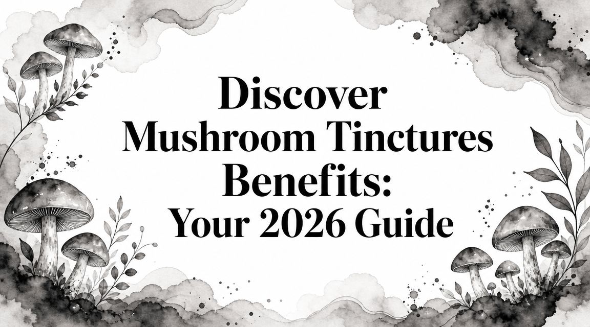 Discover Mushroom Tinctures Benefits: Your 2026 Guide