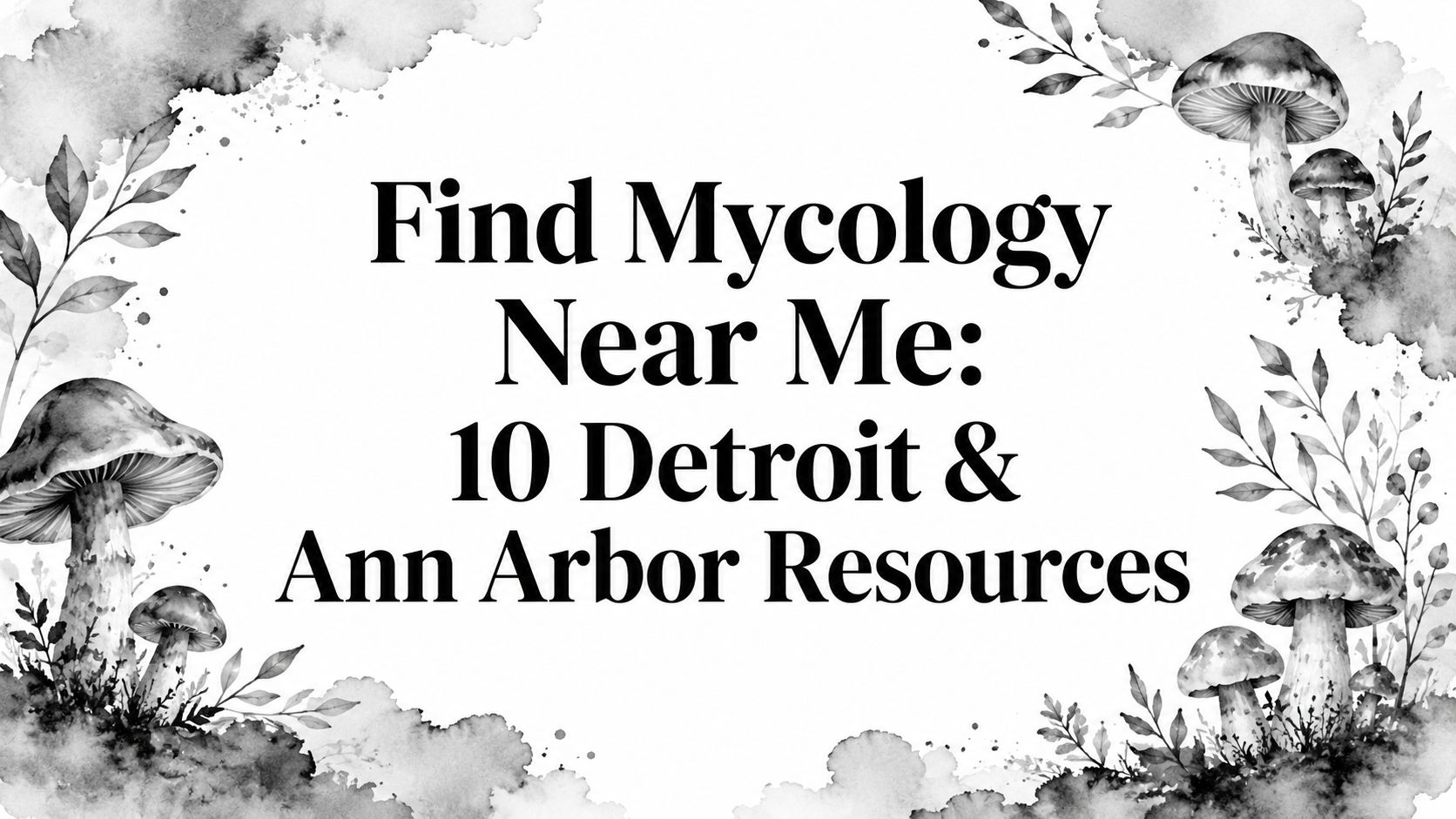 Find Mycology Near Me: 10 Detroit & Ann Arbor Resources