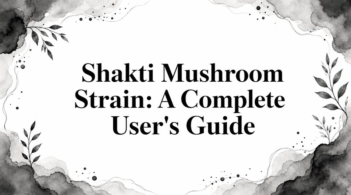 Shakti Mushroom Strain: A Complete User’s Guide