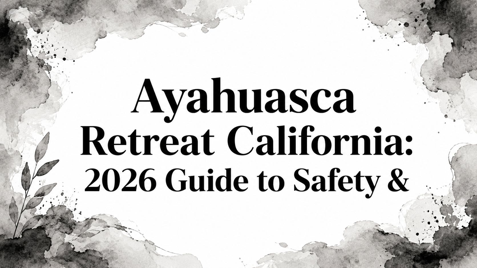 Ayahuasca Retreat California: 2026 Guide to Safety &