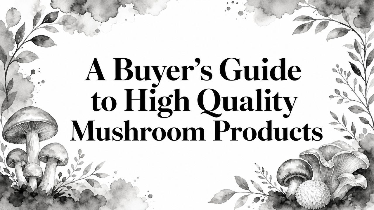 A Buyer’s Guide to High Quality Mushroom Products