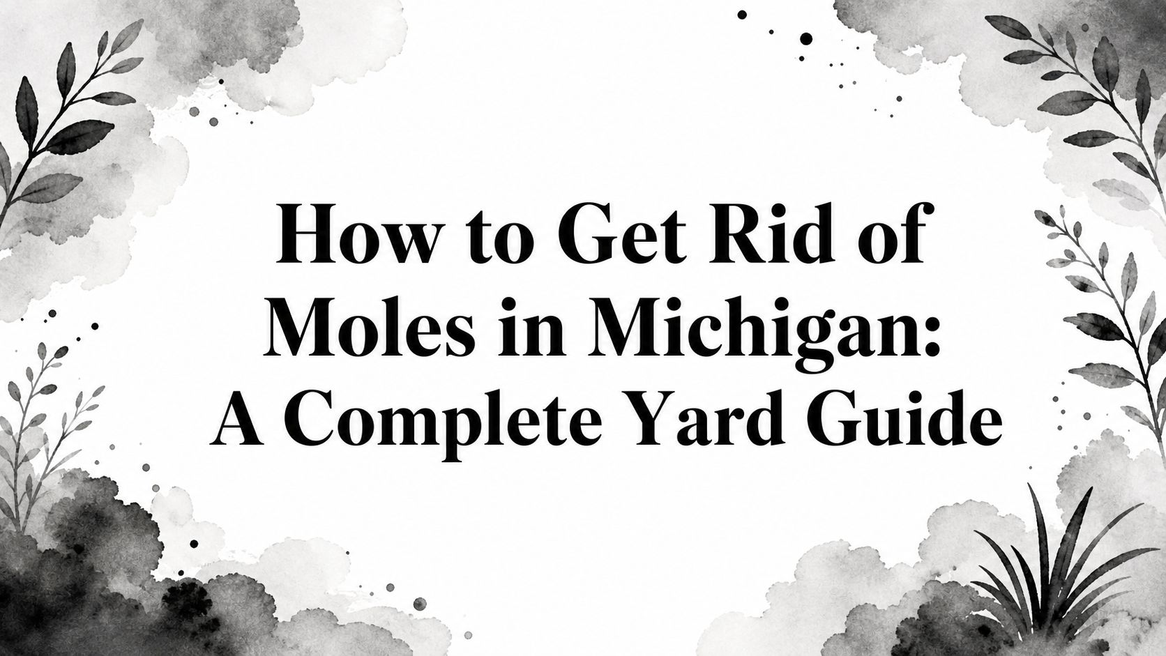 How to Get Rid of Moles in Michigan: A Complete Yard Guide