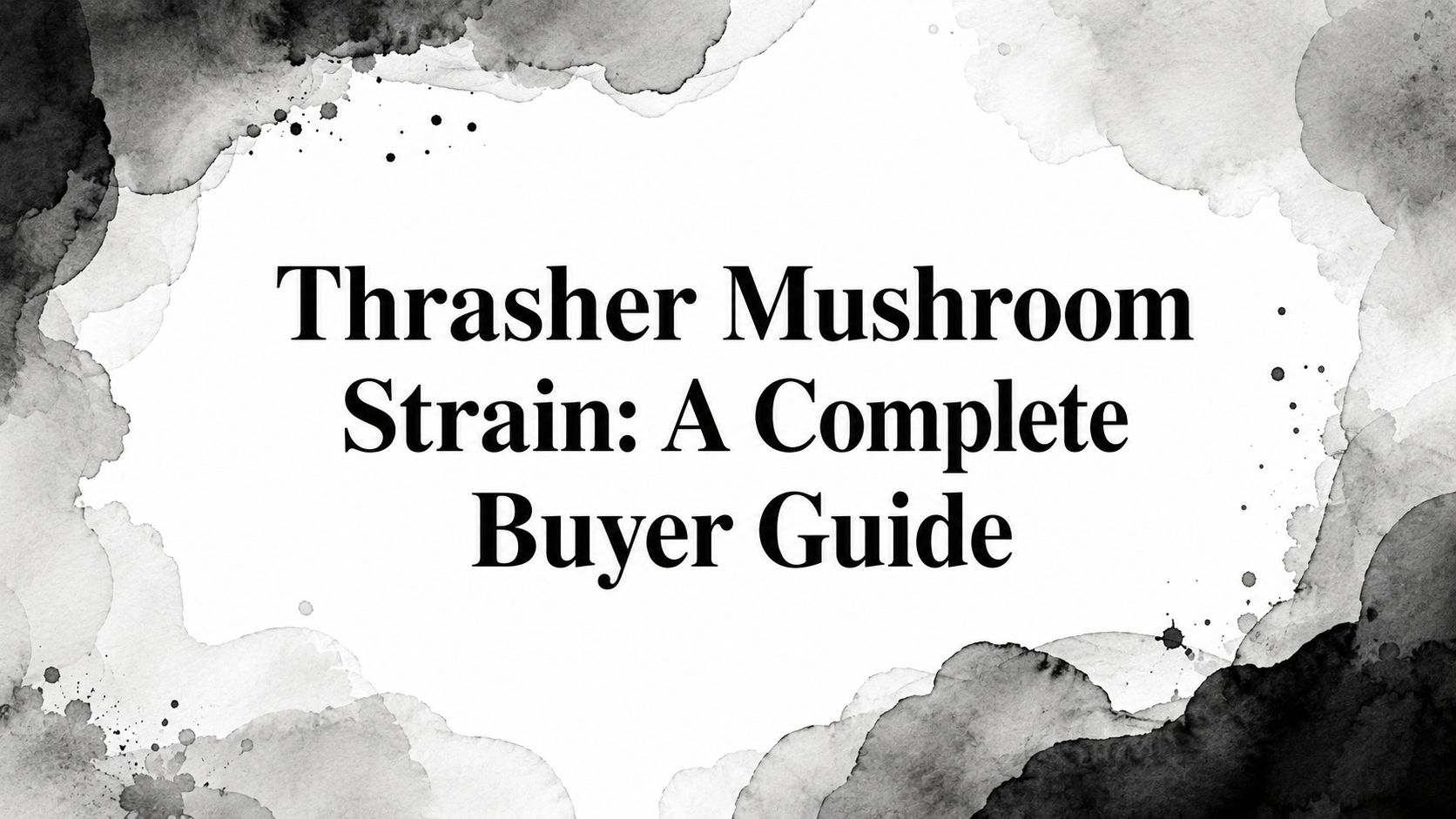 Thrasher Mushroom Strain: A Complete Buyer Guide