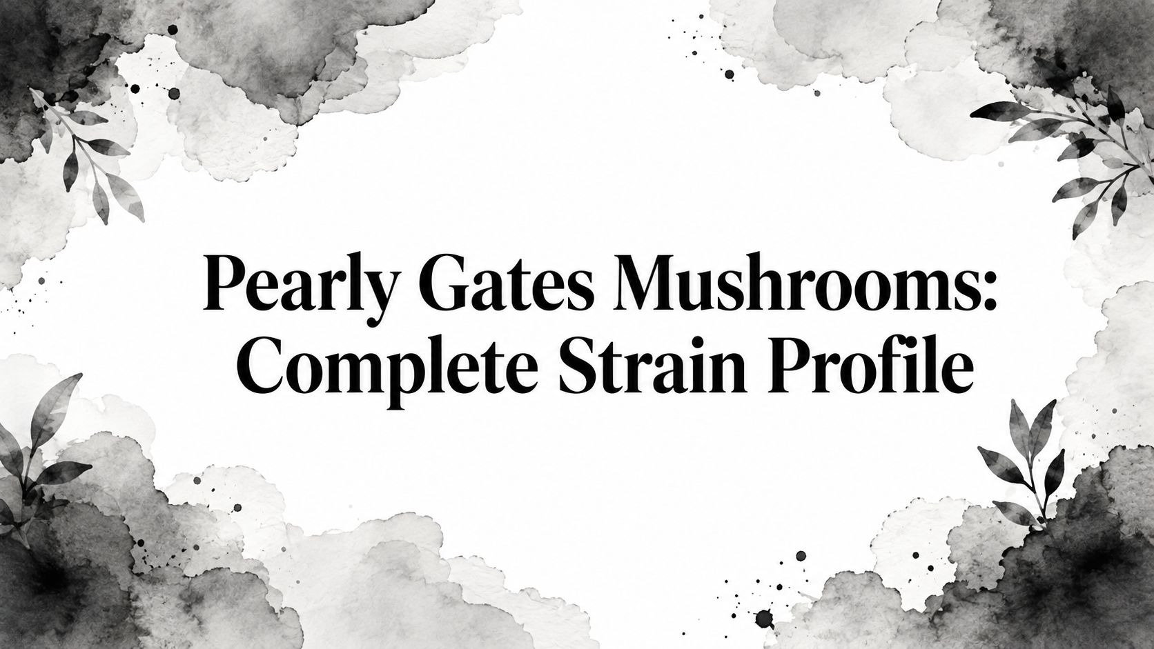 Pearly Gates Mushrooms: Complete Strain Profile