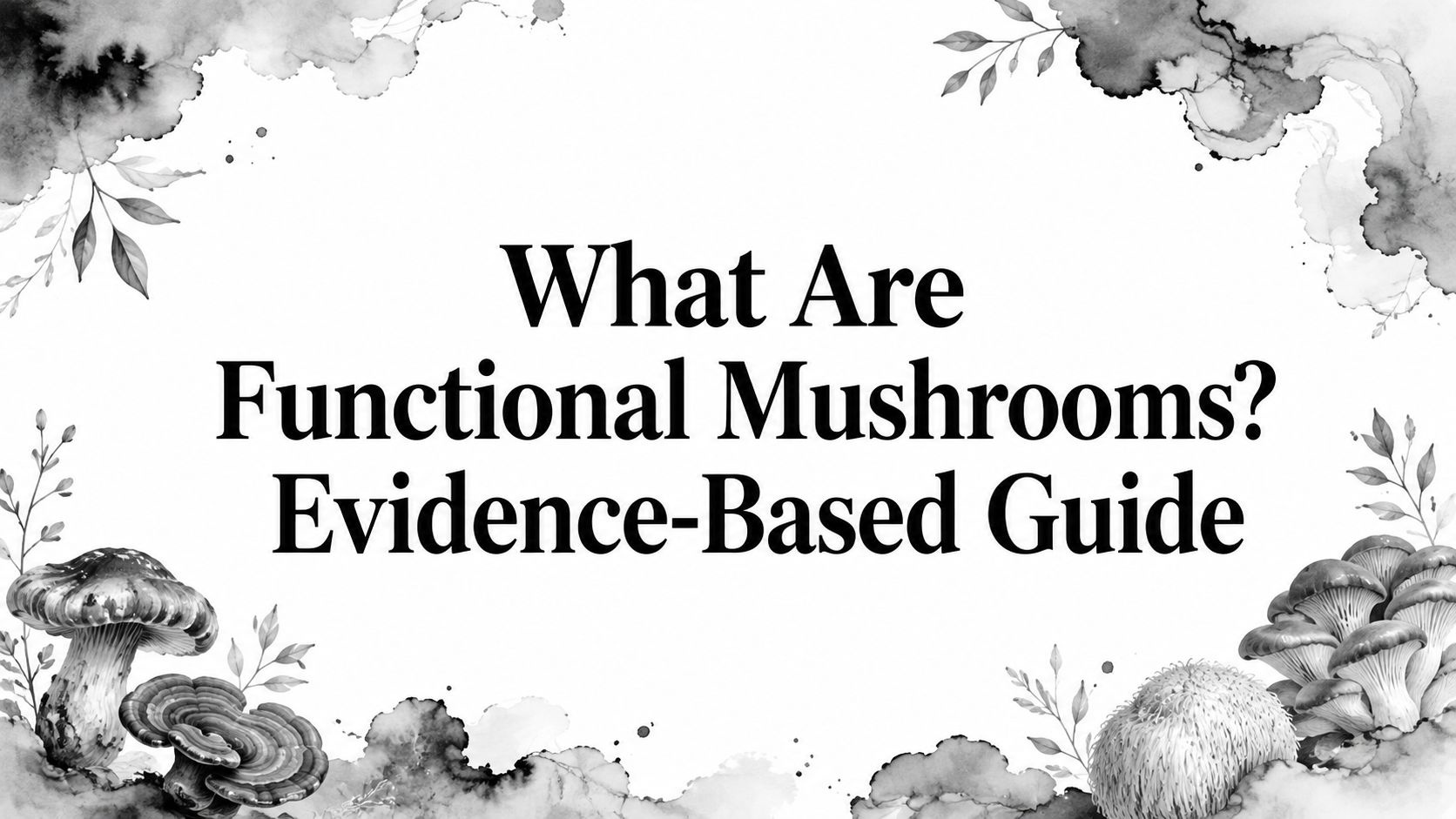 What Are Functional Mushrooms? Evidence-Based Guide