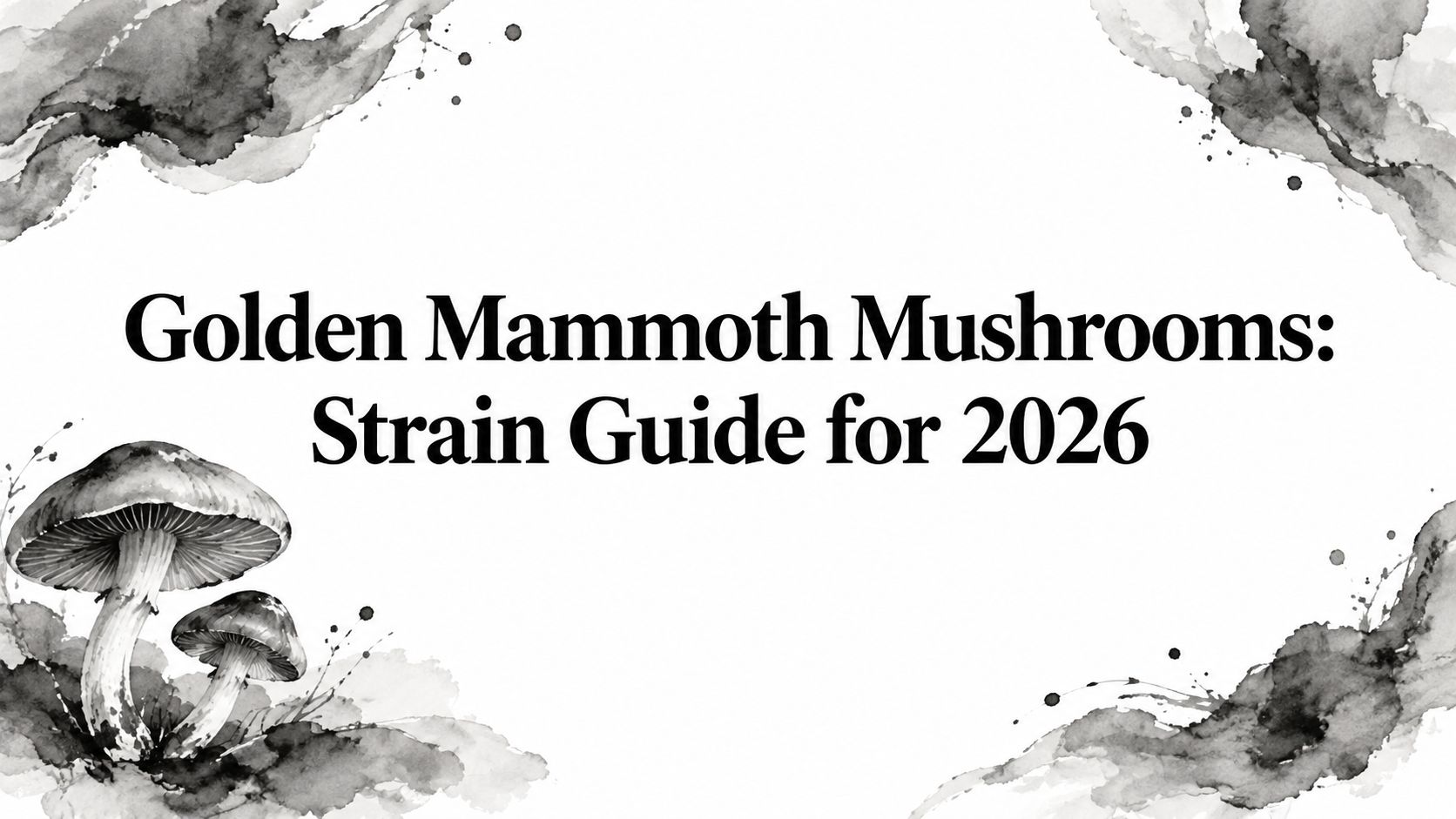 Golden Mammoth Mushrooms: Strain Guide for 2026